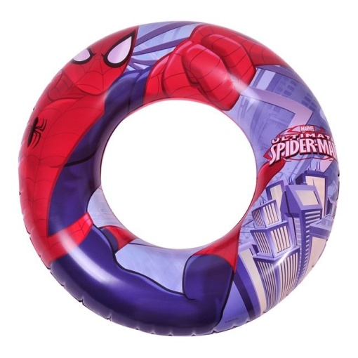 Colac gonflabil pentru copii 3-6 ani, greutate maxima 18-30 kg, Spider Man - Img 2