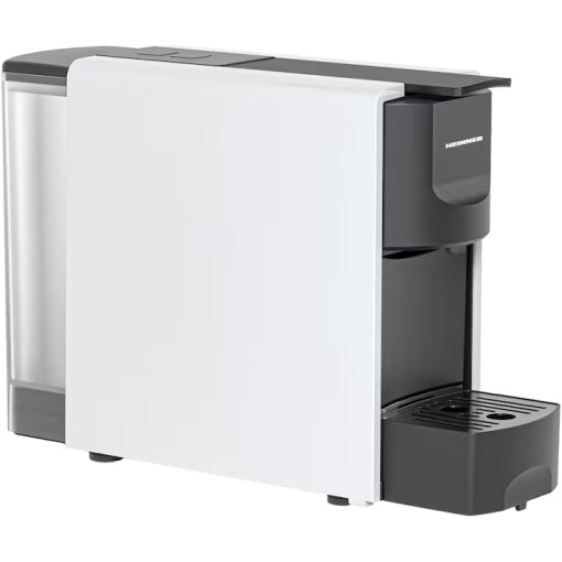 Espressor cu capsule Heinner Espressocraft HEMC-DD20WHBK, 1140 W, Compatibil Nespresso, 20 bar presiune, Rezervor apa 0.6l, Alb/Negru - Img 2