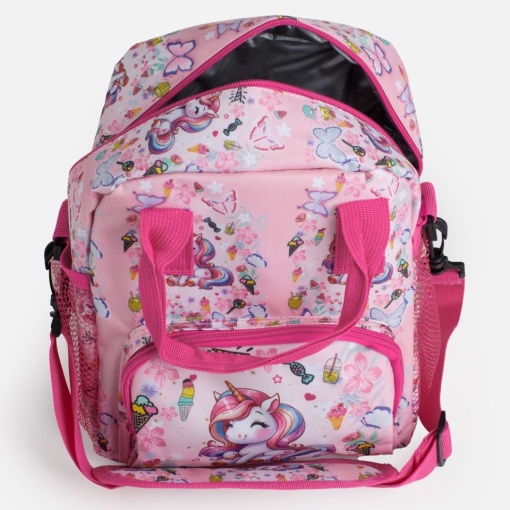Geanta izoterma cu unicorni, capacitate 9l, dimensiune 21x14x27 cm - Img 2