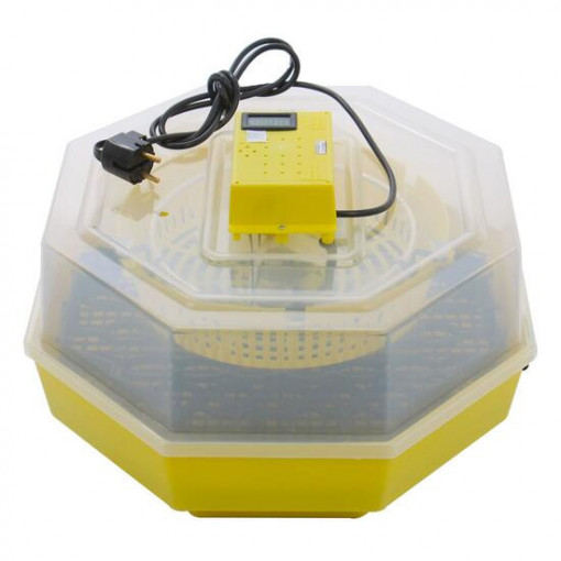 Incubator electric oua (clocitoare) cu dispozitiv de intoarcere si termometru Cleo 5DT, 230 V, 41 oua capacitate, 38°C temperatura incubare