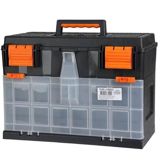 Organizator pentru unelte cu 3 sertare, 45x26x32 cm, Plastic - Img 3