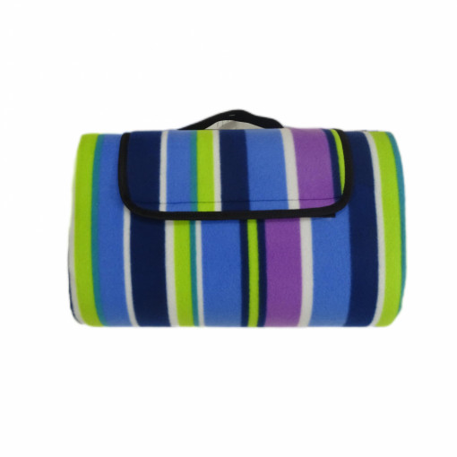 Patura fleece pentru picnic Heinner, 130x150 cm, Multicolor - Img 4