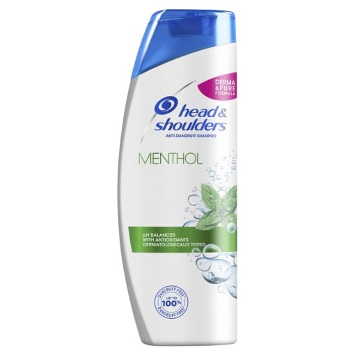 Sampon anti-matreata Head&amp;Shoulders Menthol pentru par gras, 675 ml - Img 1