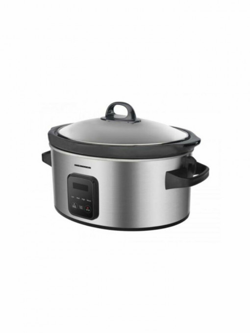 Slow cooker Heinner HSCK-C57IXBK, 220 W, capacitate 5.7 L, vas ceramic, Display LED - Img 3