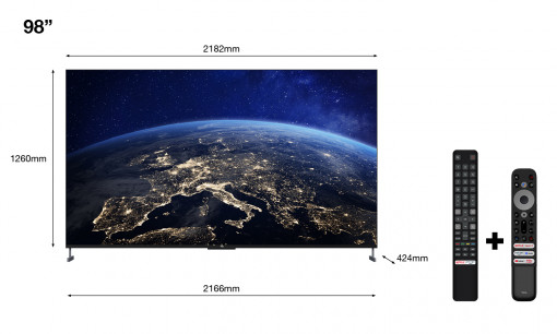 Smart TV TCL 98C735 (2022) 98&quot;-250CM Q - Img 3