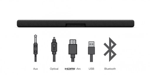 Soundbar TCL TS8132, 3.1.2, 350W, Bluetooth, Dolby Atmos, Subwoofer Wireless, Negru - Img 3