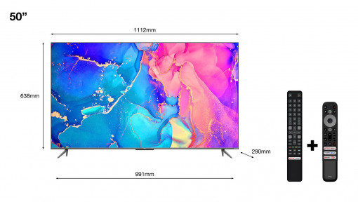 TCL 50&quot;-126CM QledSmart TV 4K Silver - Img 3