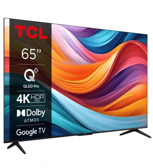 Televizor TCL QLED 65T7B, 164 cm, Smart Google TV, 4K Ultra HD, Clasa F - Img 6