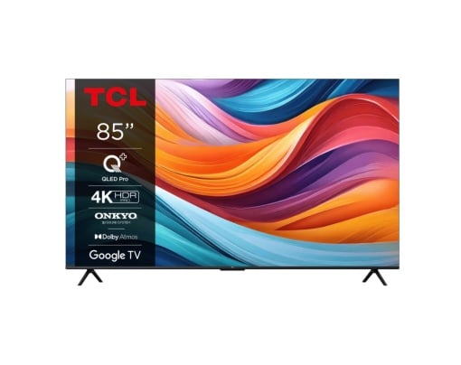 Televizor TCL QLED 85T7B, 214 cm, Smart Google TV, 4K Ultra HD, Clasa F - Img 2