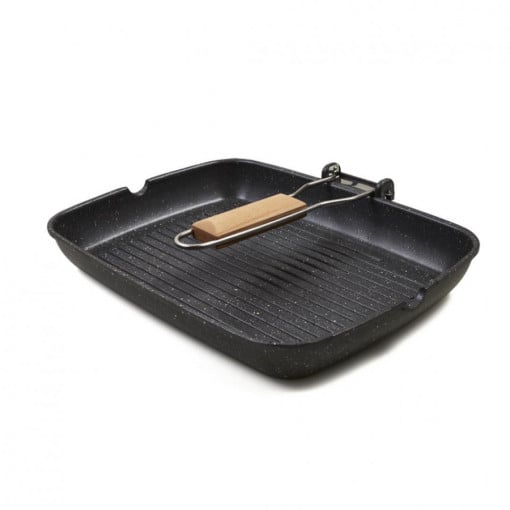 Tigaie grill cu maner detas 35x25x4.5 cm - Img 3