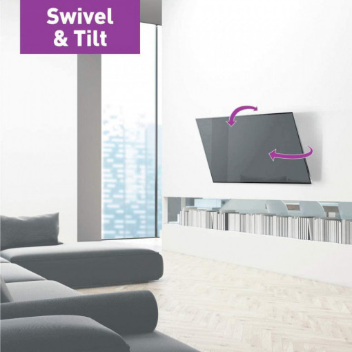 65&quot; Swivel and Tilt Patented TV 13&quot; Wall - Img 3