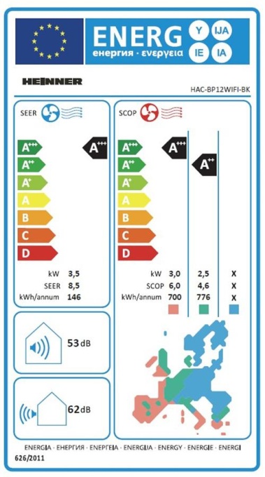 Aer conditionat HEINNER HAC-BP12WIFI-BK - Img 4