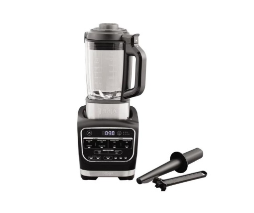 Blender &amp; Soup maker Ninja HB150EU, 1000W, 1.7L, 10 Programe cu tehnologia Auto IQ, Negru/ gri - Img 2