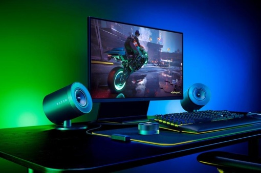 Boxe gaming, Razer Nommo V2 Pro RZ05-04740100-R3G1, Difuzor 2.1, USB, Bluetooth, RGB, Negru - Img 7