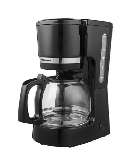 Cafetiera Heinner HCM-800BK, filtru detasabil si lavabil, capacitate 1.5 L, anti-picurare