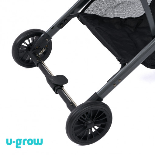 Carucior sport U-Grow Ava, gri inchis - Img 6