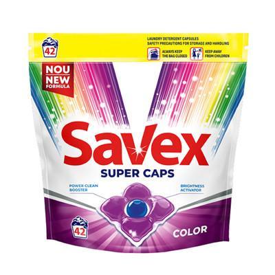 Detergent Rufe, 42 Capsule, SAVEX Super Color