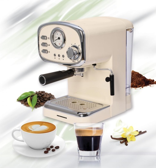 ESPRESSOR HEINNER RETRO CREAM HEM-1100CR - Img 3