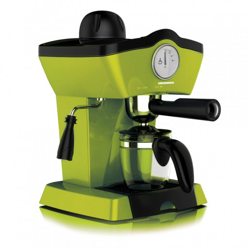 Espressor manual Heinner Charm HEM-200GR, 800W, 250ml, 3.5 bar, Verde