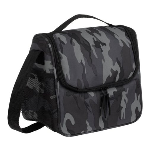 Geanta izoterma camuflaj, dimensiune 24 x 15 x 22 cm, capacitate 7 L