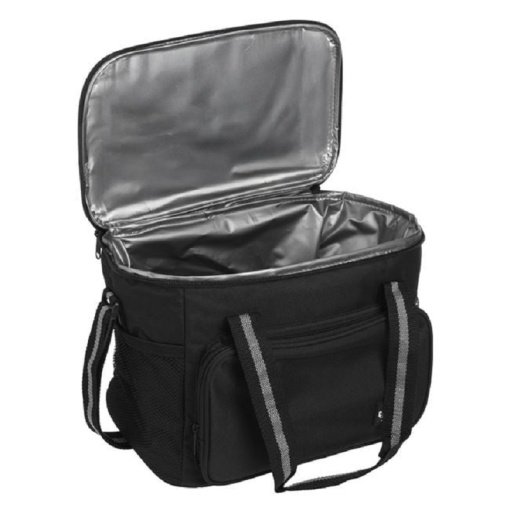 Geanta izoterma, dimensiune 31x19x23 cm, capacitate 13.5 l, Neagra - Img 3