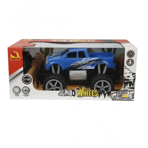 MASINA CU TELEC. JUMBO WHEELS 1:18, 4.8V - Img 5