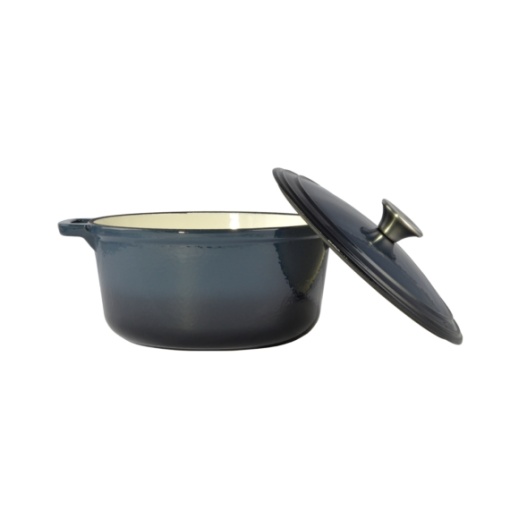Oala din fonta emailata cu capac, 28×13 cm, 6 L - Img 2