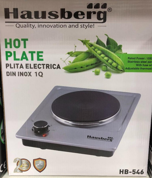 Plita electrica din inox Hausberg HB-546 - Img 2