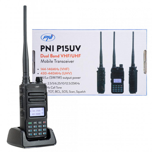 PNI STATIE RADIO PORTABILA P15UV VHF/UHF - Img 2