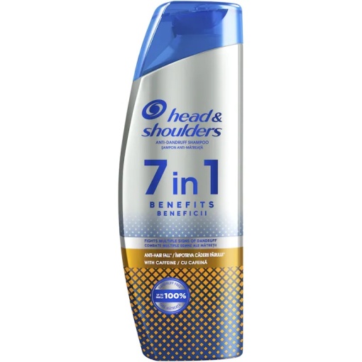 Sampon Head &amp; Shoulders 7-in-1, impotriva caderii parului si cu efect puternic antimatreata, 270 ml - Img 1