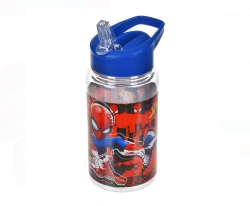 Set masa model Spiderman, geanta izoterma, caserola si sticla pentru apa - Img 4