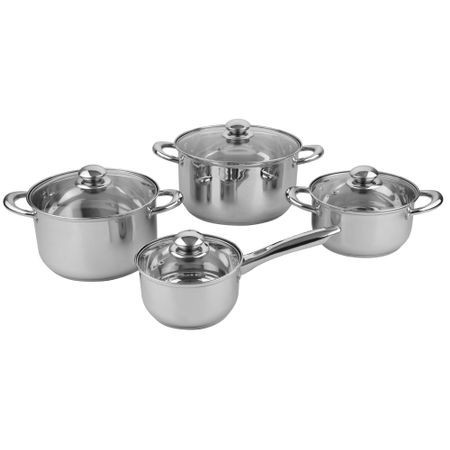 Set pentru gatit 8 piese, Inox