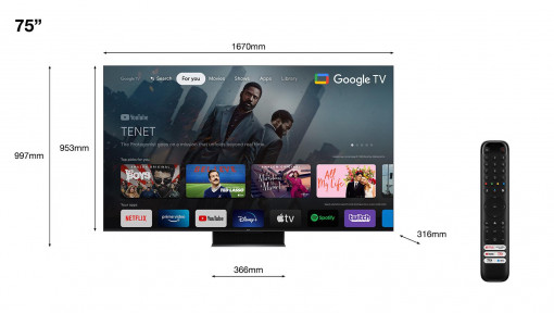 Smart TV TCL 75C845(2022) 75&quot;-189CM Ql - Img 3