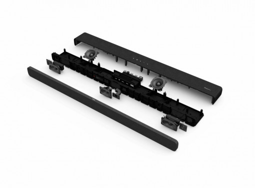 Soundbar TCL TS8132, 3.1.2, 350W, Bluetooth, Dolby Atmos, Subwoofer Wireless, Negru - Img 4