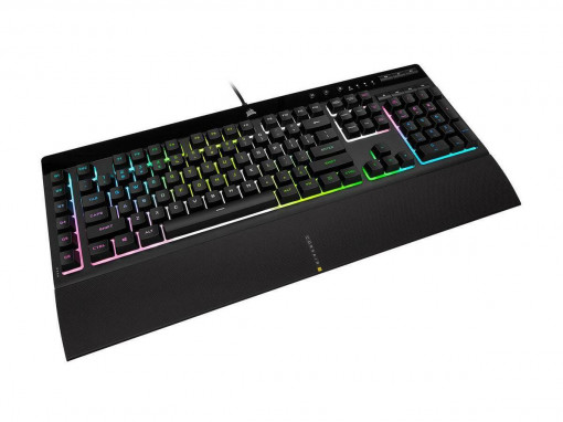 Tastatura gaming Corsair K55 PRO XT, iluminare RGB, butoane dedicate macro si multimedia, Negru - Img 2