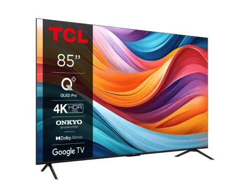 Televizor TCL QLED 85T7B, 214 cm, Smart Google TV, 4K Ultra HD, Clasa F - Img 3