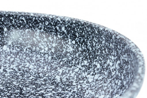 Tigaie cu acoperire granit si capac de sticla Edenberg, 28 cm - Img 3
