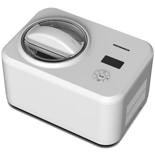 Aparat pentru preparat inghetata Heinner Glace HICM-150WHYG, Capacitate bol 1.5L, Mentinere la rece, Functie iaurt, Bol inghetata detasabil, 150W, Alb - Img 3