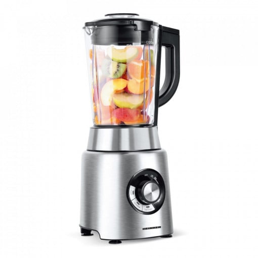 Blender Heinner HBL-1200XMC, 1200 W, 20.000 rpm, 6 lame, zdrobire gheata, Inox - Img 4