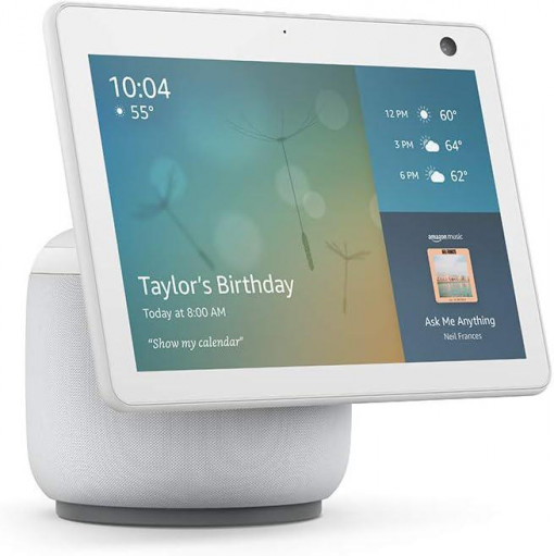 Boxa intelgenta Amazon Echo Show 10 (3rd Gen), 10.1" Touchscreen, Camera 13 MP, Bluetooth, Wi-Fi, Alb