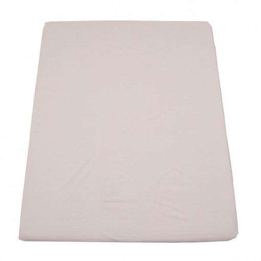 Cearsaf de pat cu elastic, dimensiune 180x200 cm, bumbac 100%, Crem, Heinner HR-SHEET160-CRM