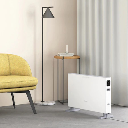 Convector electric de podea Smartmi Smart 1S, 2200 W, Mijia App &amp; Wi-Fi, Control touch, Timer, Display LED, Alb - Img 2