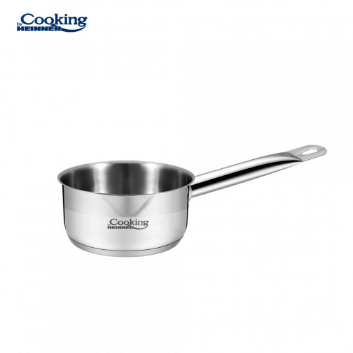 Cratita inox 12 x 6 cm, capacitate 0.6l, baza inductie, Heinner HR-RW-06C - Img 2