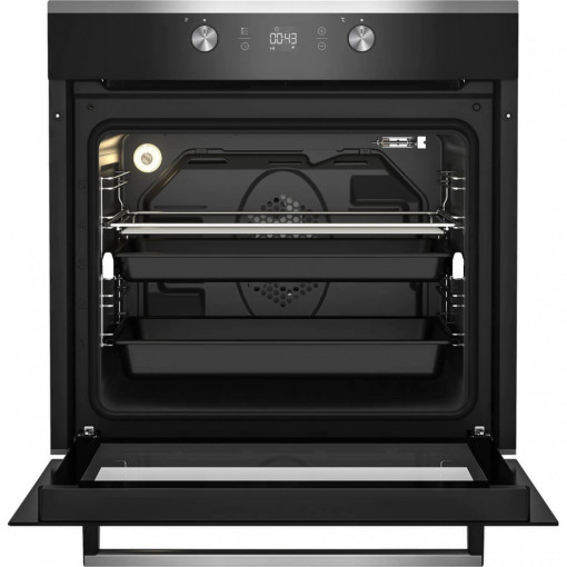 Cuptor incorporabil Beko BIM15300XPS, Electric, Autocuratare pirolitica, 71 l, Clasa A+, Grill, 3D Cooking, Inox - Img 3