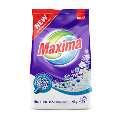 Detergent Pudra Cu Parfum de Munte, 4 Kg, SANO Maxima