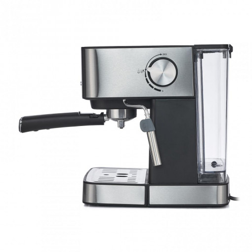 Espressor Heinner HEM-B2016BKS, 850W, 20 bar, rezervor apa detasabil 1.6l, filtru din inox, plita mentinere cafea calda, decoratii inox - Img 3