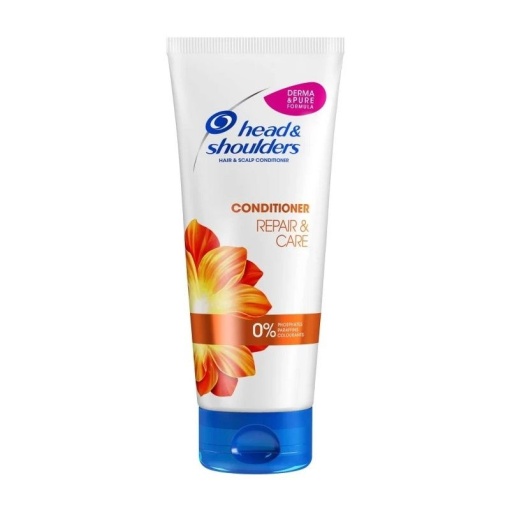 Head&amp;shoulders balsam 220ml repair care tub, testat dermatologic, prospetime de lunga durata, delicat pentru scalp, non-toxic, eco-friendly, aspect stralucitor, previne iritatia pielii, pH echilibrat, curatare ultra-blanda - Img 1