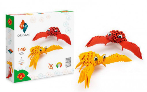 Joc educativ Origami, Alexander, Plastic/Hartie, 8 ani+, Multicolor - Img 2