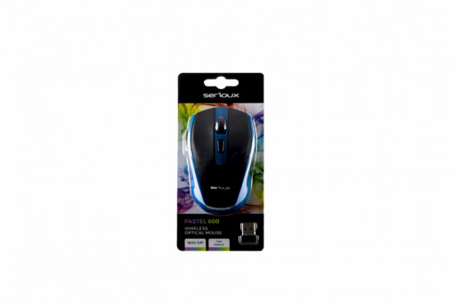 MOUSE SERIOUX PASTEL600 WR BLUE USB - Img 4