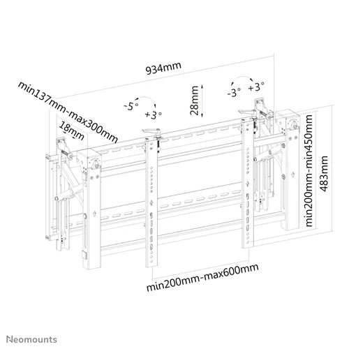 NM Screen TV Wall Mount Fix 32&quot;-75&quot; - Img 3